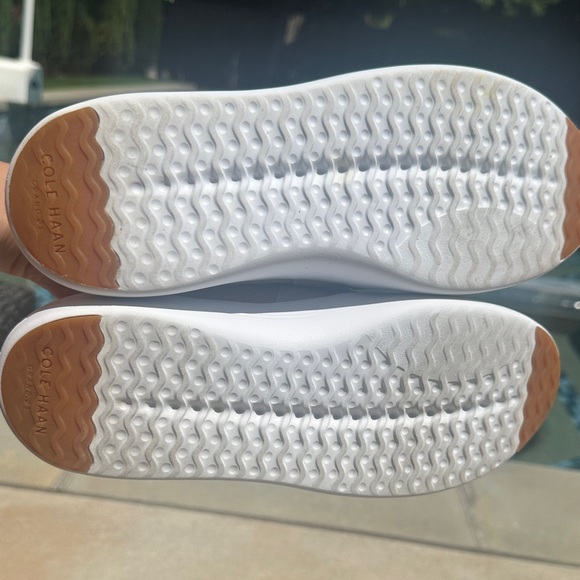 Cole Haan Grand OS Women’s Beige Mesh Slip-On Boat Shoes - Picture 3 of 4